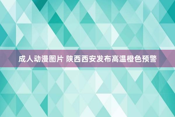 成人动漫图片 陕西西安发布高温橙色预警