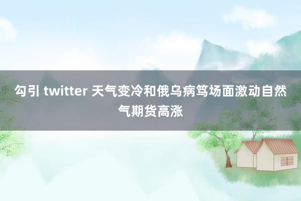 勾引 twitter 天气变冷和俄乌病笃场面激动自然气期货高涨